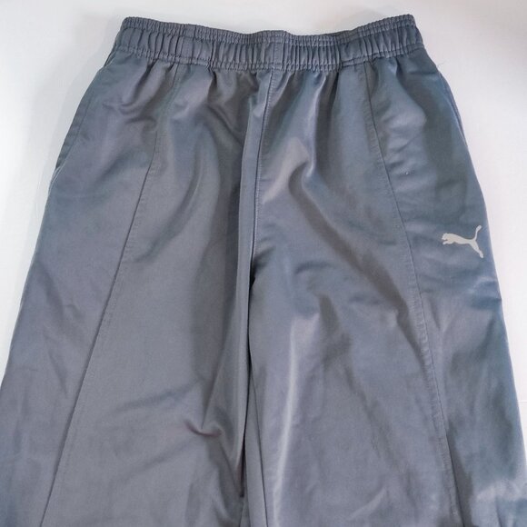 Puma track / jogging pants grey with Puma graphic design boys size XL (18-20) - Picture 2 of 15